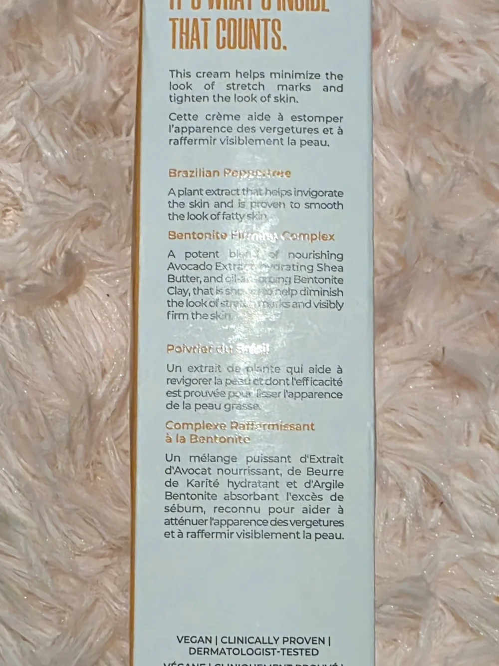 B-FLAT Belly Firming Cream — White & Gold Packaging